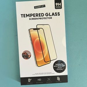 Casetify glass screen protector for iPhone 13 max pro